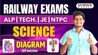 Railway Exams 2024 🎯 RRB ALP/Tech/JE/NTPC Science Diagram Questions #neerajsir