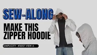 ZIPPER HOODIE: SIMPLICITY 3037 VIEW A