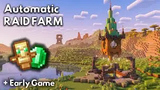 Minecraft RAID FARM Tutorial [1.21] - MINECRAFT TUTORIAL