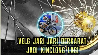 VELG JARI JARI BERKARAT JADI KINCLONG LAGI - Suzuki Satria F 150