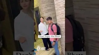 Alia Bhatt got angry when she saw the paparazzi at her building. #aliabhatt #shorts