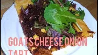 Goats Cheese Onion Tart | OurFamilyTable