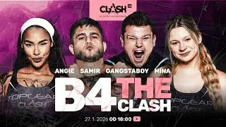 🔴 B4THECLASH: Angie⬩ Samir⬩ Gangstaboy⬩ Mína 🔥 CLASH 15