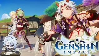 Genshin Impact - Kuki Shinobu Hangout. Ayato Kamisato Story Quest [Twitch VOD]