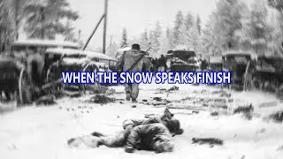 *when the snow starts speaking finnish*