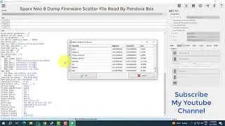 Sparx Neo 8 Dump Firmware Scatter File Read By Pandora Box || Sparx Neo 8 Dead Fix | Sparx Neo 8 frp