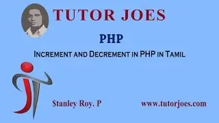 increment and decrement php tamil