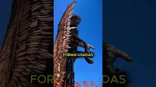 ESTÁTUA DE FACAS! #curioso #incrível #interessante #shorts #arte #obra #artemoderna