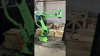 Робот рука укладчик кирпича ВГП в работе #shorts