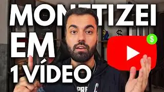 COMO BATER 1000 INSCRITOS RÁPIDO E MONETIZAR NO YOUTUBE! [MONETIZEI EM 1 VÍDEO]