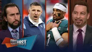 Eagles confident vs Bucs, Titans fire Vrabel, Cowboys to blowout Packers? | NFL | FIRST THINGS FIRST
