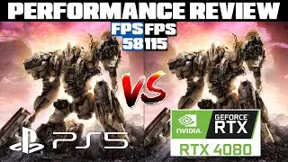 ARMORED CORE 6 - PS5 vs Nvidia 4080 Performance Review - 60FPS vs 120FPS