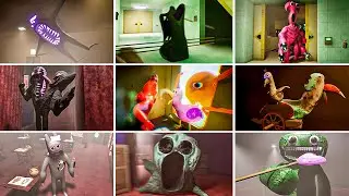 Garten of Banban 7 - All Jumpscares Behind The Scenes (4K Showcase)