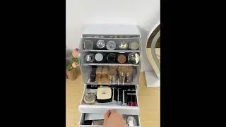 Joybos® Cosmetic Storage Box with Lid and 2 Spacious Drawers Z160