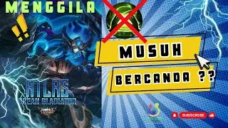 MUSUH GAK RESPECT SAMA ATLAS ??? NO PURIFY DI RANK MYTIC ?? MUSUH AUTO HAPUS GAME MLBB !! BANTAI !!!