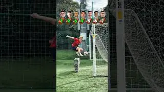 PRO FOOTBALLERS KICK CHALLENGE!!🧱⚽️#challenge #football #soccer #foryou