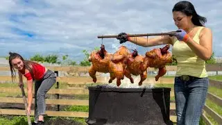 We Made A Homemade Smokehouse From An Old Barrel For The Best Chicken Dish