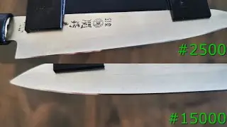Моя вторая заточка ножа на tsprof Kadet Nero