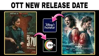 Crakk Ott Release date | Article 370 Ott Release date | Article 370 New Ott Platform |