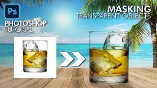 How to Mask Transparent Object in Photoshop