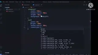 Simple loading bar using html css and javascript
