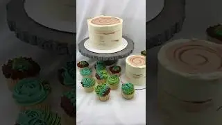🌲 FOREST THEME Cupcakes Tutorial: How to Make Woodland Birthday Baby Shower Cake 