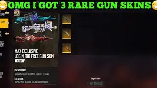 I GOT M4A1,UMP,M60 NEW RARE GUN SKINS || FREE FIRE MAX NEW EVENT CLAIM NEW 3 PERMANENTE GUN SKINS