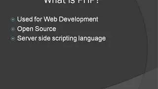 Introductio to PHP