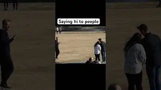 Saying hi to people #lahwf #awkward #cringe