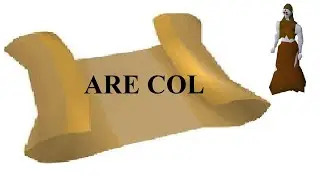 OSRS Anagram Clue | ARE COL | Challenge Scroll Answer | Quick