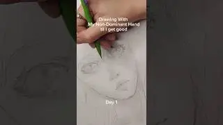 how do even draw with your right hand??? it's a conundrum #art #artist #sketch #artchallenge
