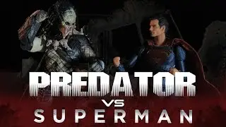 SUPERMAN VS PREDATOR - STOP MOTION