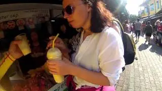 Фруктовые шейки из экзотических фруктов Тайланда.