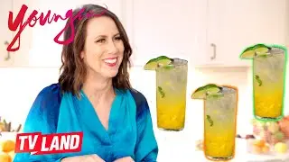 Drinks w/ Miriam Shor: Mango Mojito 🍹 Younger  | TV Land
