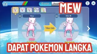 DAPAT POKEMON LANGKA . MEW. IDLE MONSTER STORM EX #9