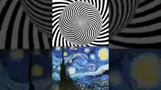 20 saniye üste bak sonra Van gogh'un tablosuna bak.