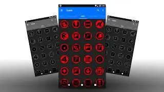 Oreo Red Icon Pack P2 Free for Mobile and Tablet Devices