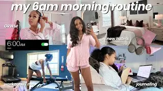 6 AM Soft Girl Morning Routine ☕🩷 | Romanticizing My Life Again