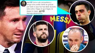 Messini Barselonadan qanday kuzatishdi Xavi, Iniyesta, Puyoldan Messiga maktub