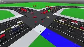 Intersection Test with Pedestrians