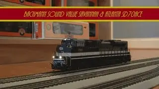 Bachmann Trains: Savannah and Atlanta SD70ACe with Ditch Lights [4K]