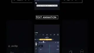 Text animation in Alight motion 
