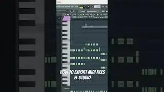 How to export midi files