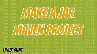 make a jar maven project command line