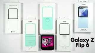 Galaxy Z Flip 6 OFFICIAL SAMSUNG Cases & Anti Reflective Film