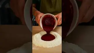 Welcome to PASTATUBE - Spectacular RED Pasta dough 👀 #shorts #food #pasta