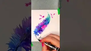 Acrylic drawing process 💕🥰😍 Dream DIY #stepbysteppaintingforbeginners #drawingtutorial #shorts