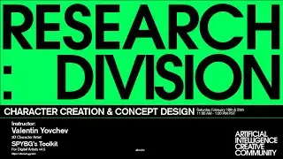 Character Creation & Concept Design / AICC Live session #2