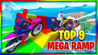🚗 best 9 MEGA RAMP maps in FORTNITE - mega ramp fortnite code 🏞️