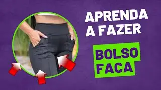 ✅️ DIY Como fazer bolso faca _costura passo a passo para iniciantes Gisleide Novelo